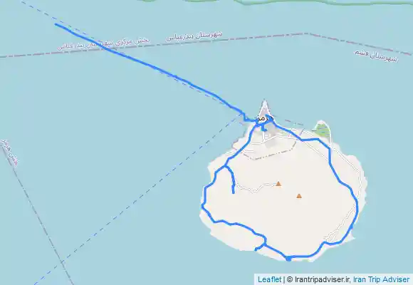 ترک جی پی اس سفر به جزیره هرمز