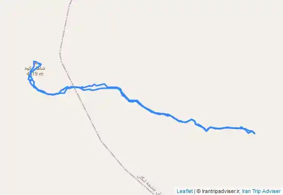 ترک جی پی اس چکاد شاهان کوه مسیر دره شاهان
