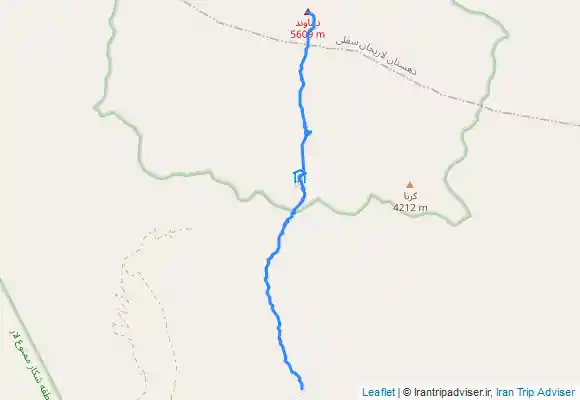 ترک جی پی اس قله دماوند - ضلع جنوبی Mount Damavand 5610m