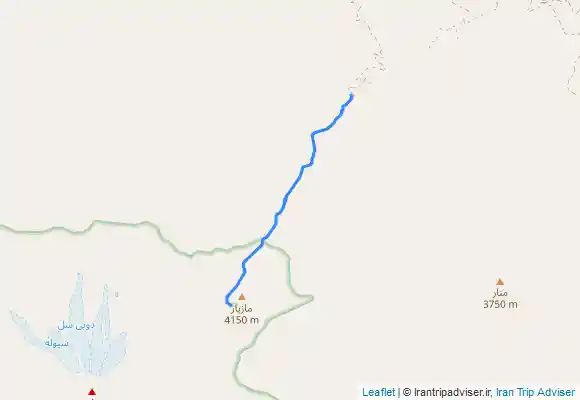 ترک جی پی اس مسیر صعود به دماوند از ضلع شمال شرقی، گردنه سر تا تخت فریدون