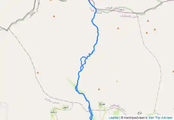 ترک جی پی اس قله شاه البرز از روستای حسنجون