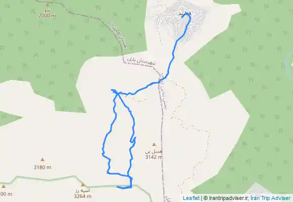 ترک جی پی اس قله فیلبند حصین بن