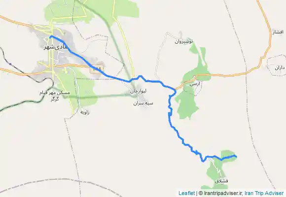 ترک جی پی اس آبشار ماهاران