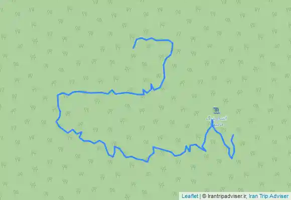 ترک جی پی اس بالای ابشار خربو