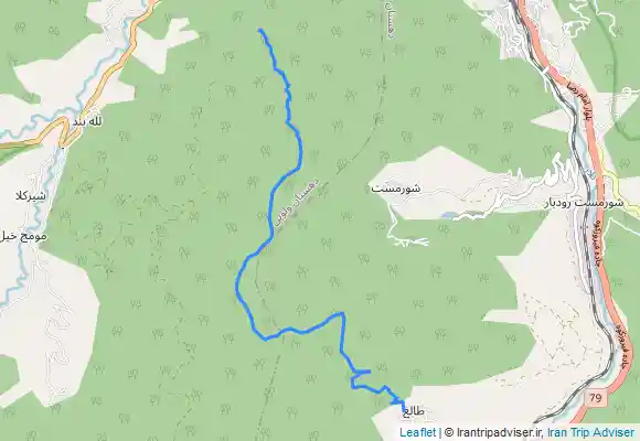 ترک جی پی اس جنگل نوردی شیردره تا طالع