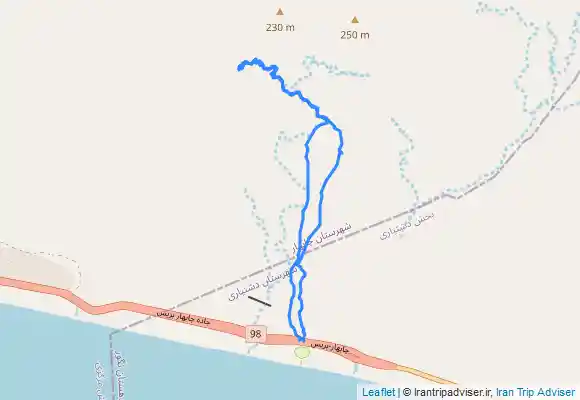 ترک جی پی اس کوه های مریخی سیستان و بلوچستان - Martian Mountains