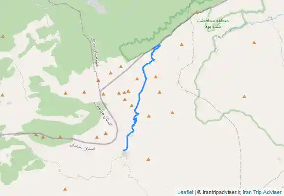 ترک جی پی اس دیواره اوپرت از چاشم (شهمیرزاد)