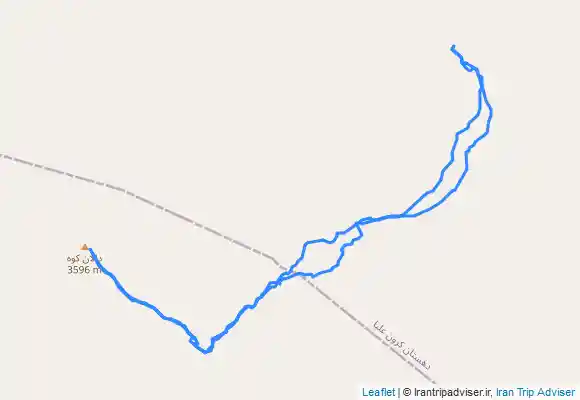 ترک جی پی اس قله دالانکوه