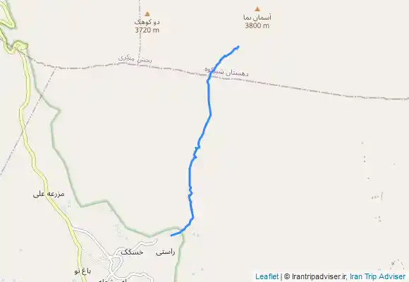 ترک جی پی اس آبشار فریادون (مسیر برگشت)