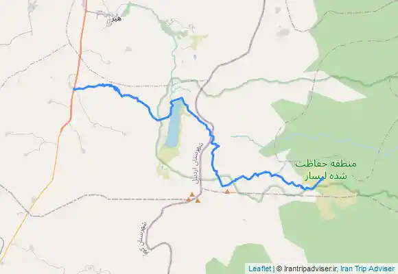 ترک جی پی اس مسیر آفرودی دریاچه نئور تا سوباتان، اردبیل (سواری نمی تونه همه مسیر بیاد)