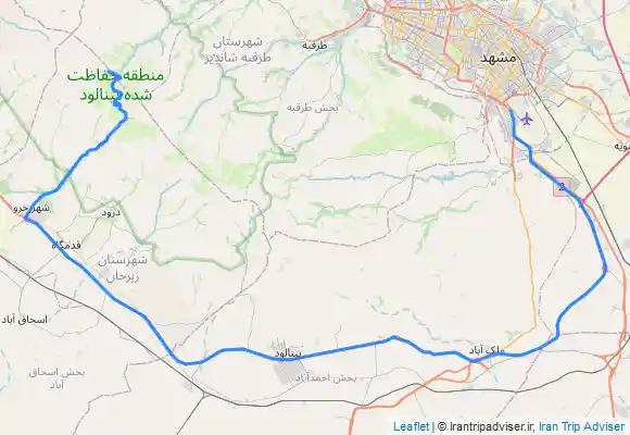 ترک جی پی اس زشک به خرو و به مشهد