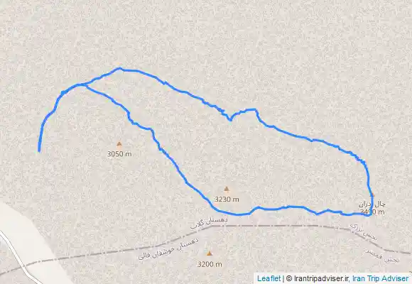 ترک جی پی اس قله چال آذران