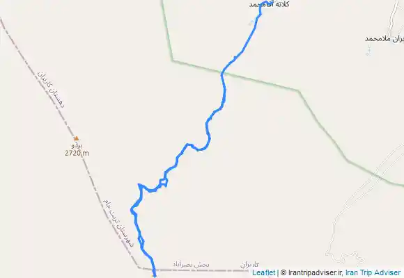 ترک جی پی اس قله غلام اشتر (از روستای کلاته آقا محمد تربت جام)