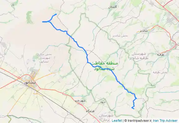 ترک جی پی اس خط الراس بینالود قوچگر