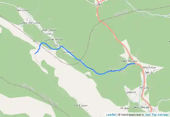 ترک جی پی اس دره پیازه لرستان