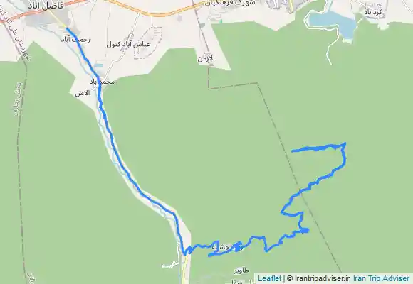 ترک جی پی اس فاضل اباد ریگ چشمه قله هارون