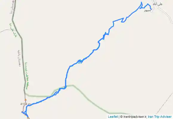 ترک جی پی اس قله کل قدویس دنای غربی