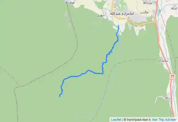 ترک جی پی اس آبشار سنگ درکا آمل