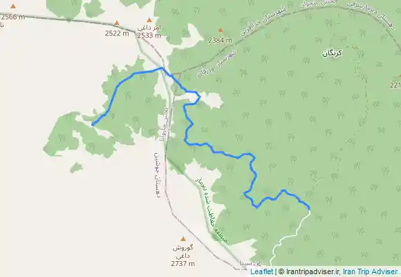 ترک جی پی اس مسیرچیچهلی به طرف قاضی بولاغی وسید جبریل