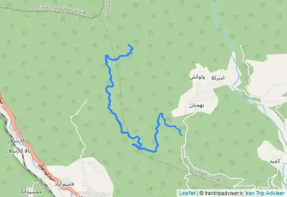 ترک جی پی اس Bahmanān. جنگل های بهمنان