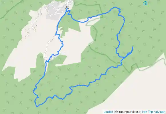 ترک جی پی اس پیمایش روستای زیارت، دشت مرسنگ، گوشاخو، چکل زبله، دشت میان وِله، چکل چُماز، آبشار زیارت و بازگشت به نقطه شروع