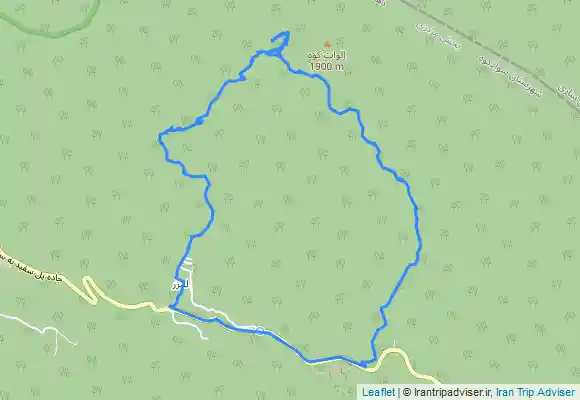 ترک جی پی اس قله جنگلی الوات سوادکوه