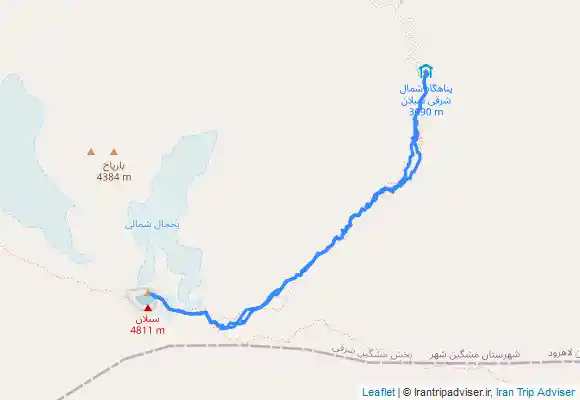 ترک جی پی اس صعود سبلان