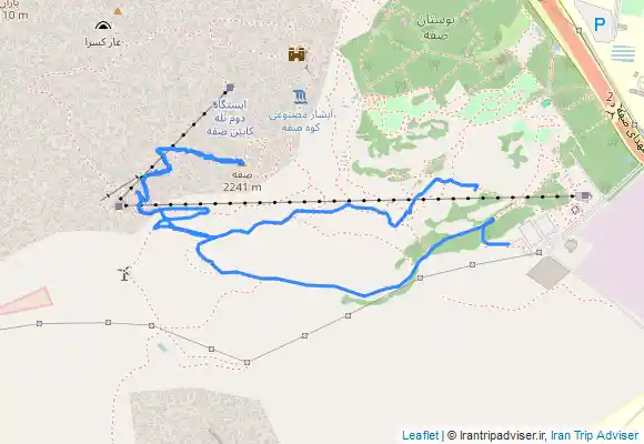 ترک جی پی اس قله صفه