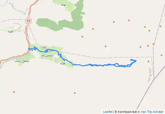 ترک جی پی اس قله شاه تهماسب(امیری ) از جاده ترا