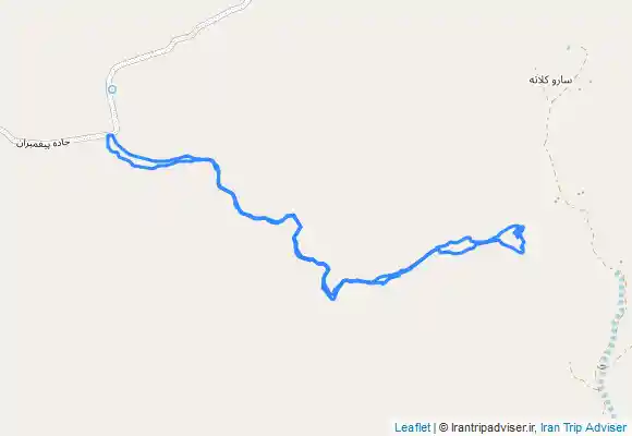 ترک جی پی اس جاده پیغمبران به قلعه ساروی بزرگ