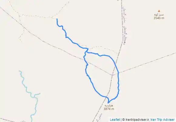 ترک جی پی اس رفت و برگشت قله هزار دره