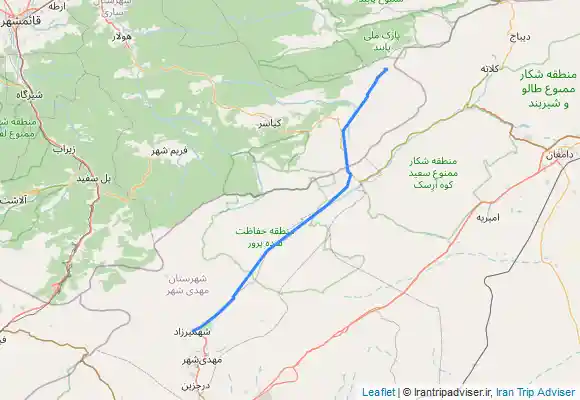 ترک جی پی اس چشمه های اب شور باداب سورت