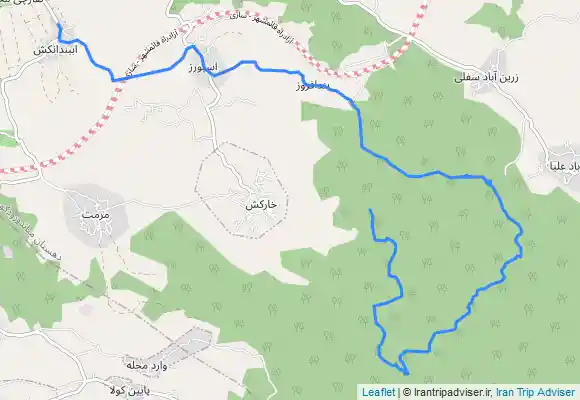 ترک جی پی اس دوچرخه جنگل بندافروز ،شیرعلی کبلاقا