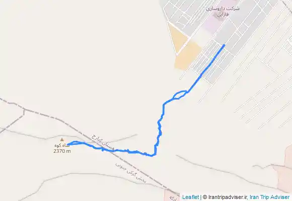 ترک جی پی اس قله شاه کوه اصفهان