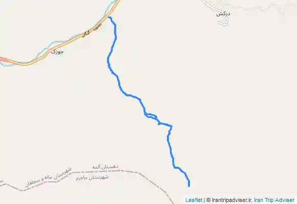 ترک جی پی اس Fountain and قله یامان داغی from Jowzak