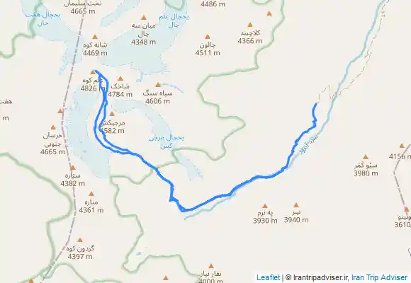 ترک جی پی اس صعود به علم کوه