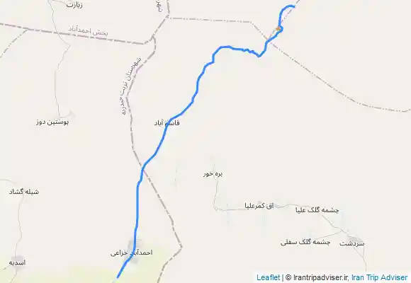 ترک جی پی اس قله آبکوه (فریمان ) مسیر جبهه جنوبی