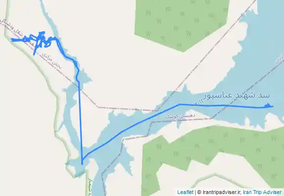 ترک جی پی اس کارون 1 Karun1گردش دریاچه