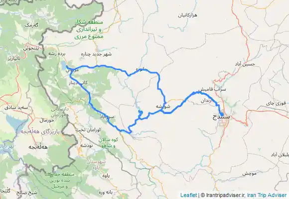 ترک جی پی اس سنندج-مریوان