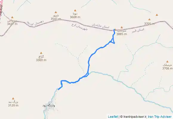 ترک جی پی اس قله سرخاب غربی