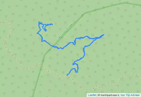 ترک جی پی اس آبشار دوقلو سوادکوه Savadkouh Twin Waterfall