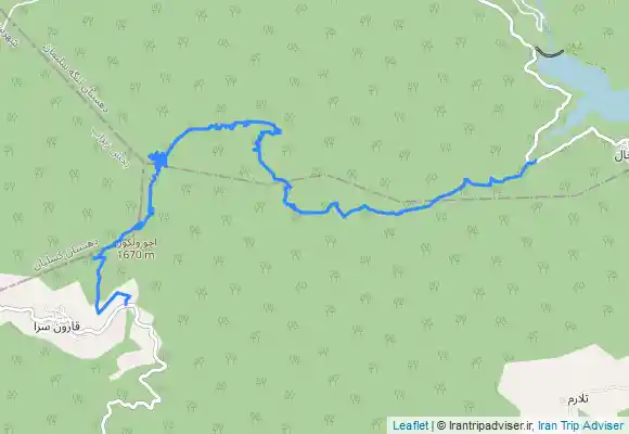 ترک جی پی اس قله اچو از قارن سرا فرود از افراچال