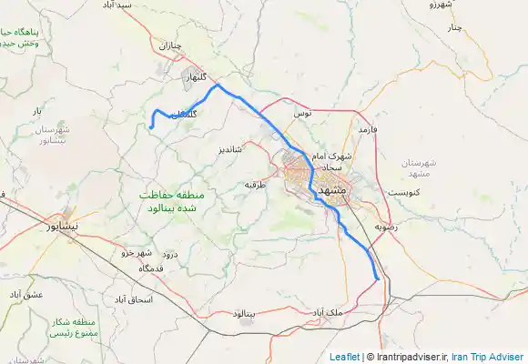 ترک جی پی اس دره کشوه گلمکان