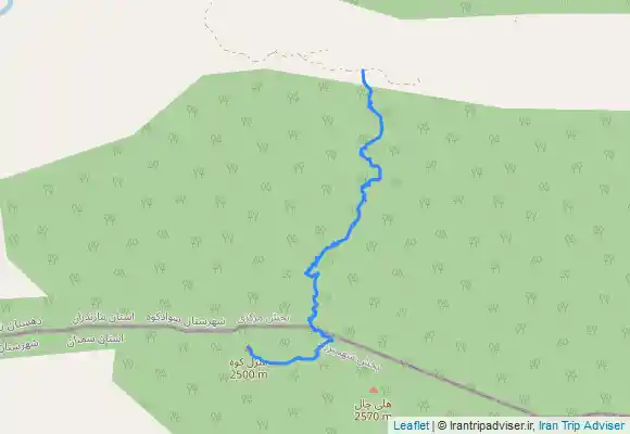 ترک جی پی اس قله منزل کوه