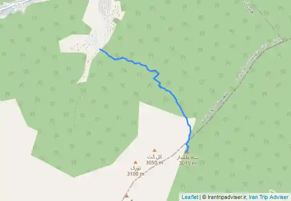 ترک جی پی اس قله شاه علمدار