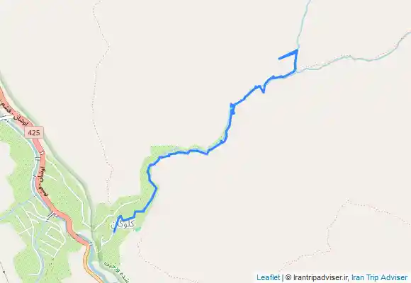 ترک جی پی اس Kaloogan waterfallآبشار کلوگان