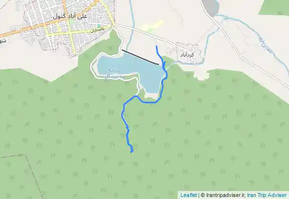 ترک جی پی اس آبشار کبودوال from Kordābād