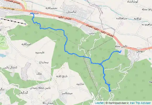 ترک جی پی اس طالش محله عطاکوه شیخ زاهد