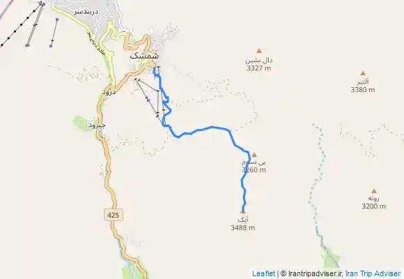 ترک جی پی اس Abak Peak