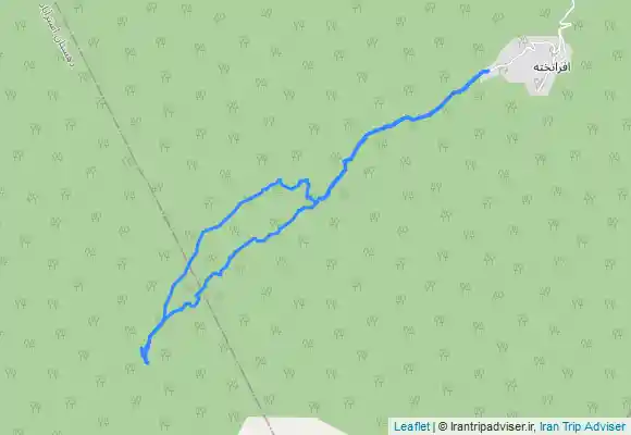 ترک جی پی اس قله اشک‌کوه (عشق‌کوه) از افراتخته